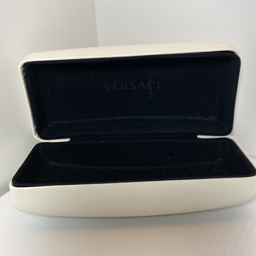 Versace Sunglasses Hard Shell Protective White Ca… - image 5